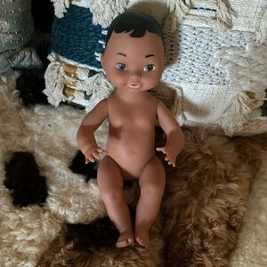Vintage Zims Hispanic Latino Doll 12” Plastic Fine Craft Supplies Hong Kong